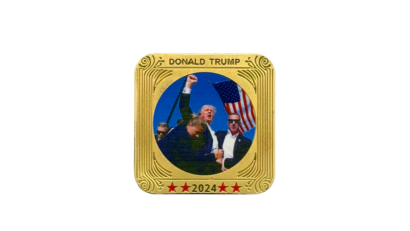 Trump Assassination Square Coin