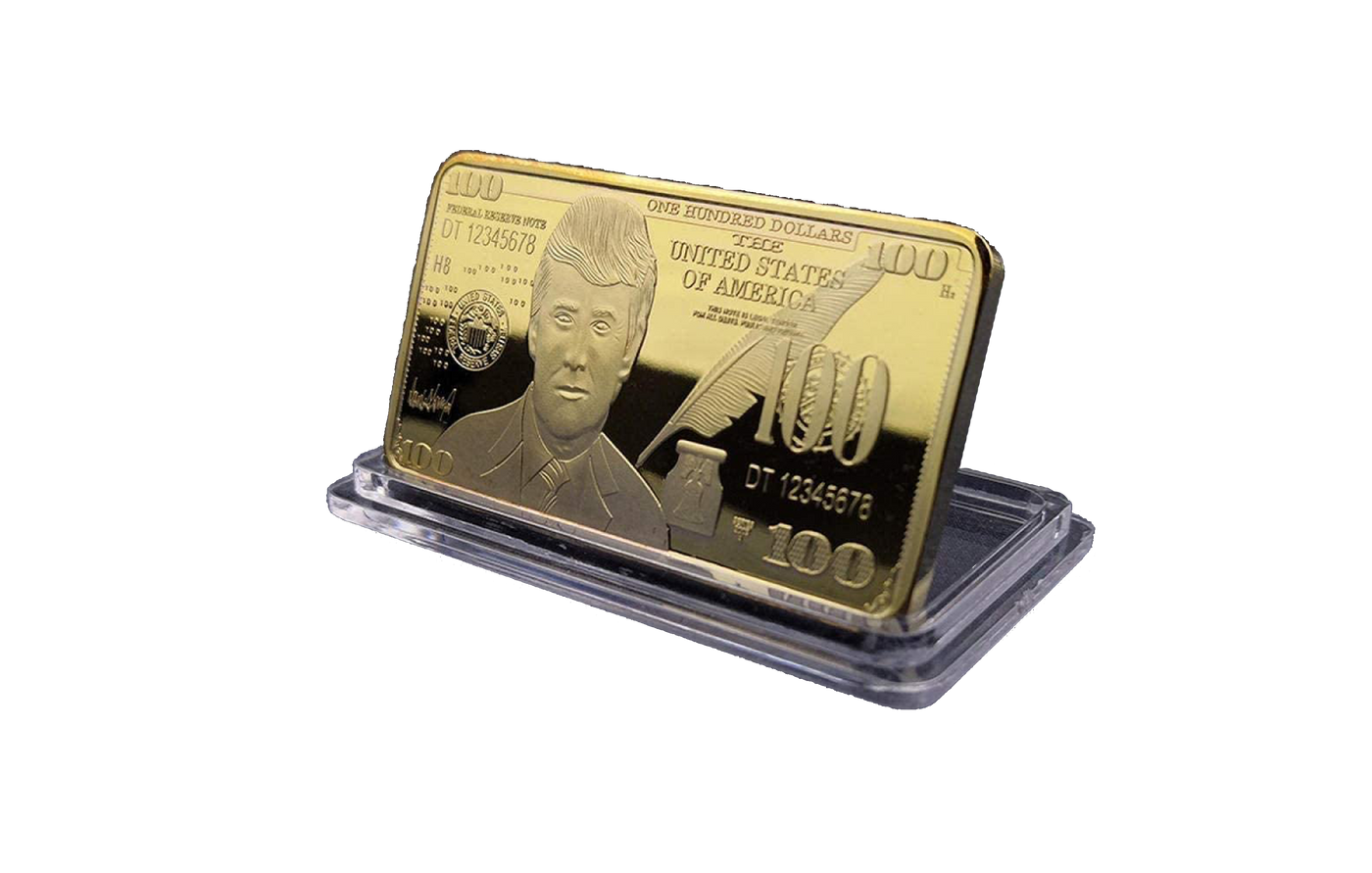 Trump $100 Gold Bar