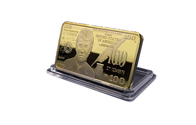 Trump $100 Gold Bar