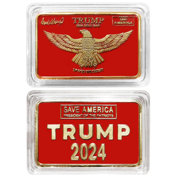 Trump Save America Gold/Red Bar