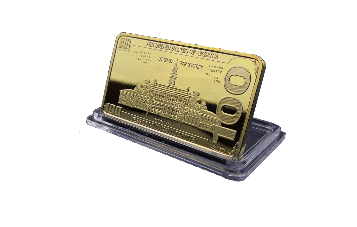 Trump $100 Gold Bar