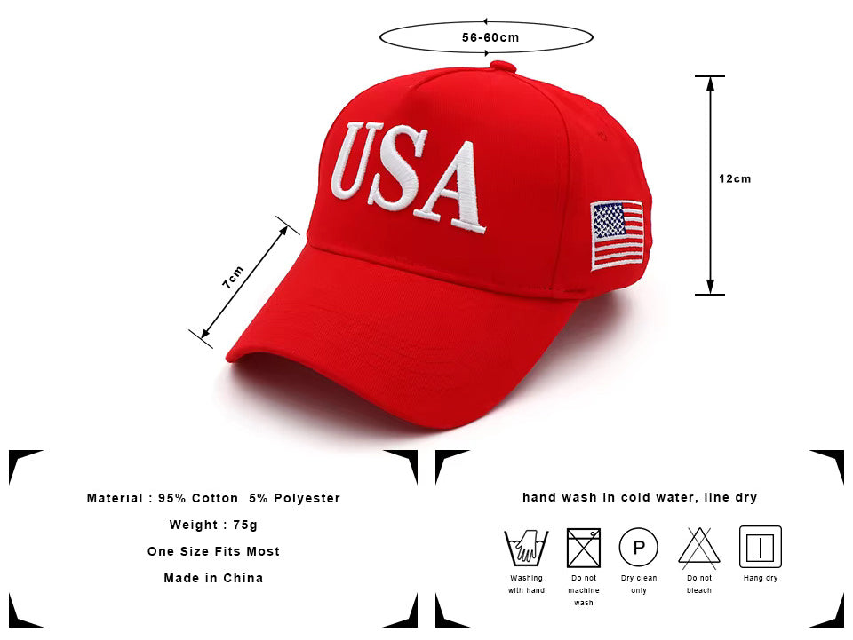 Trump USA Red Hat